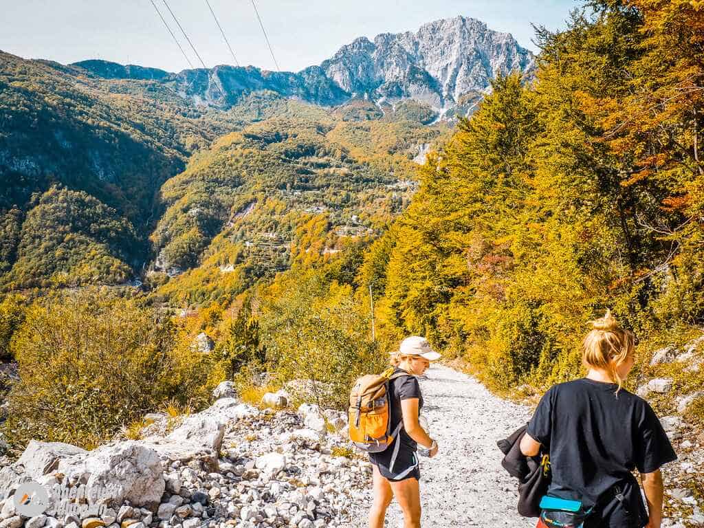 Wandeling Theth Valbona Route Albanese Alpen