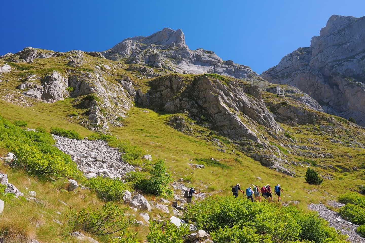 Etappe 2 Wandeling Valbona Cerem Albanië