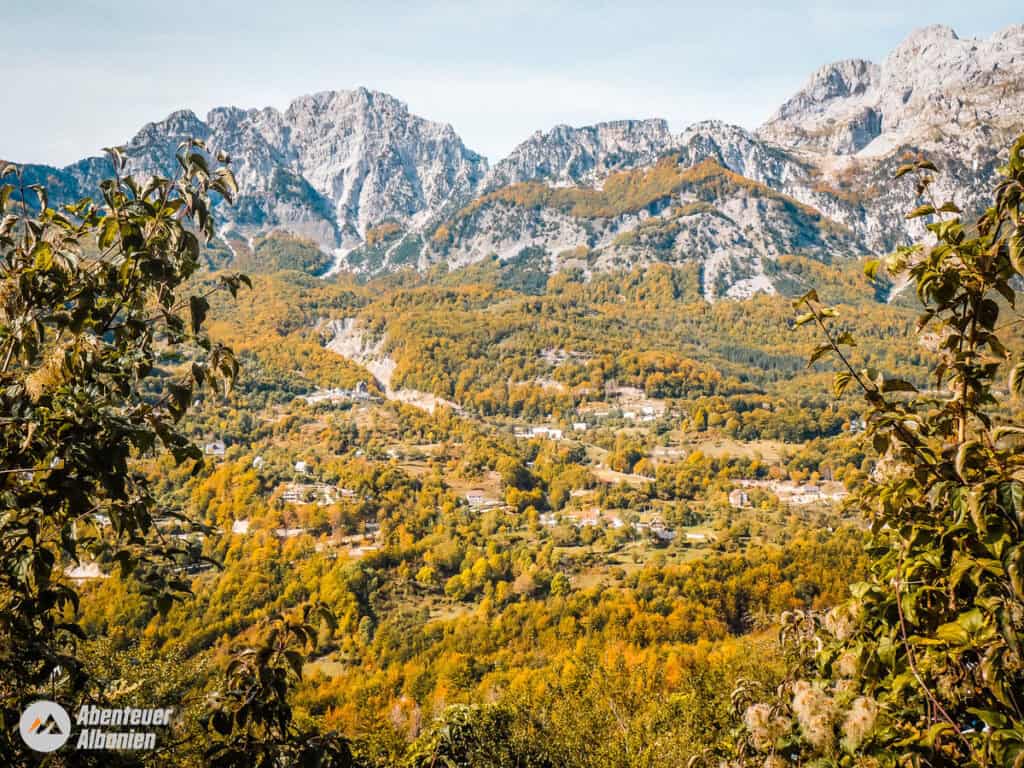 Peaks of the Balkans Trail Tronçon 1 Vue